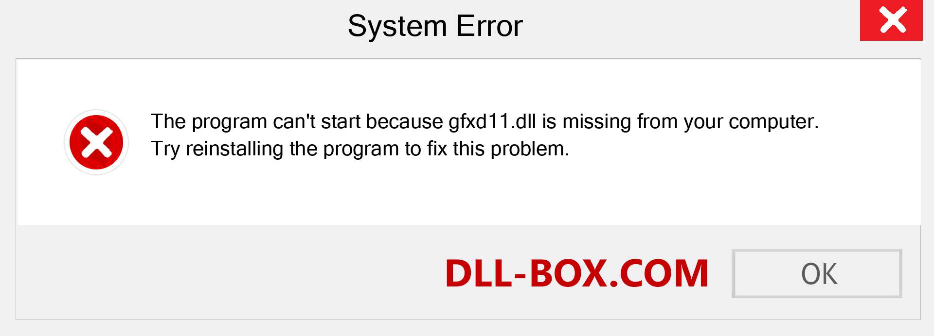  gfxd11.dll file is missing?. Download for Windows 7, 8, 10 - Fix  gfxd11 dll Missing Error on Windows, photos, images